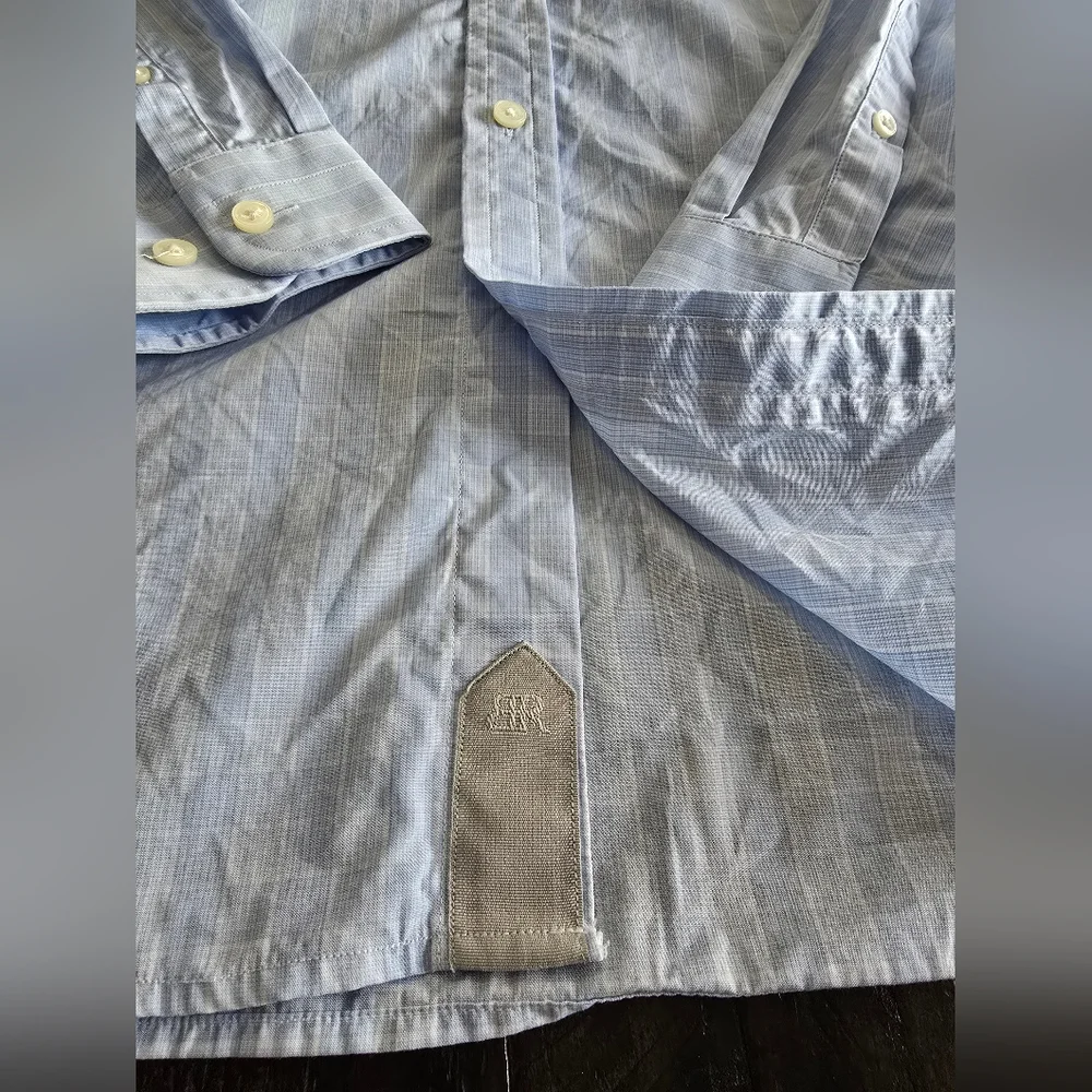 Banana Republic Men’s Blue Slim Fit Dress Shirt 100% Cotton Size S